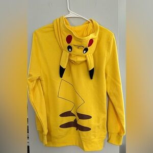 Pokémon Pikachu Hoodie, Long Sleeve Hooded Sweatshirt, Boys -Size XL - Pre-Loved